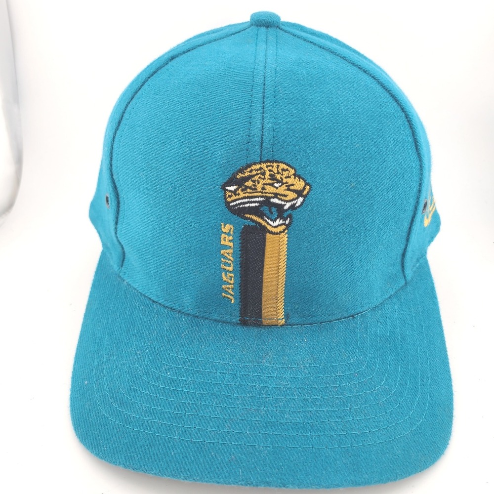 Vintage 90s Logo Athletic Jacksonville Jaguars NFL Strapback Hat Football Cap